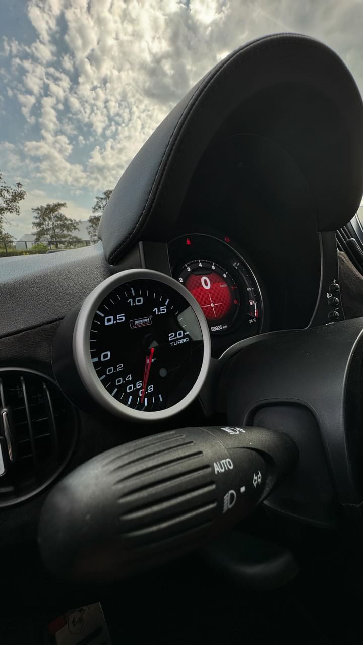 PROSPORT Turbodruckmesser - 80mm - Fiat 500 Abarth - 595 - 695