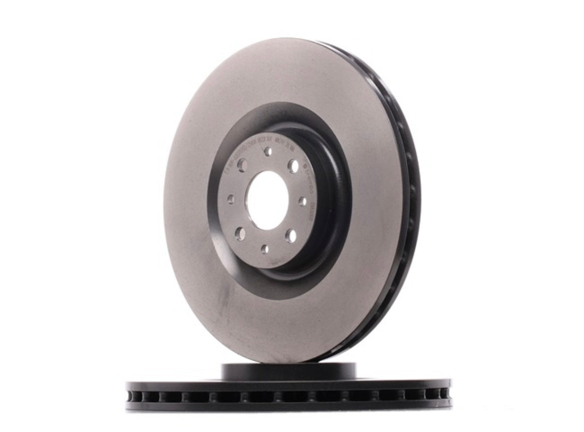 Set of 2 original Brembo discs for 330 mm system for Abarth 500 - 595 - 695
