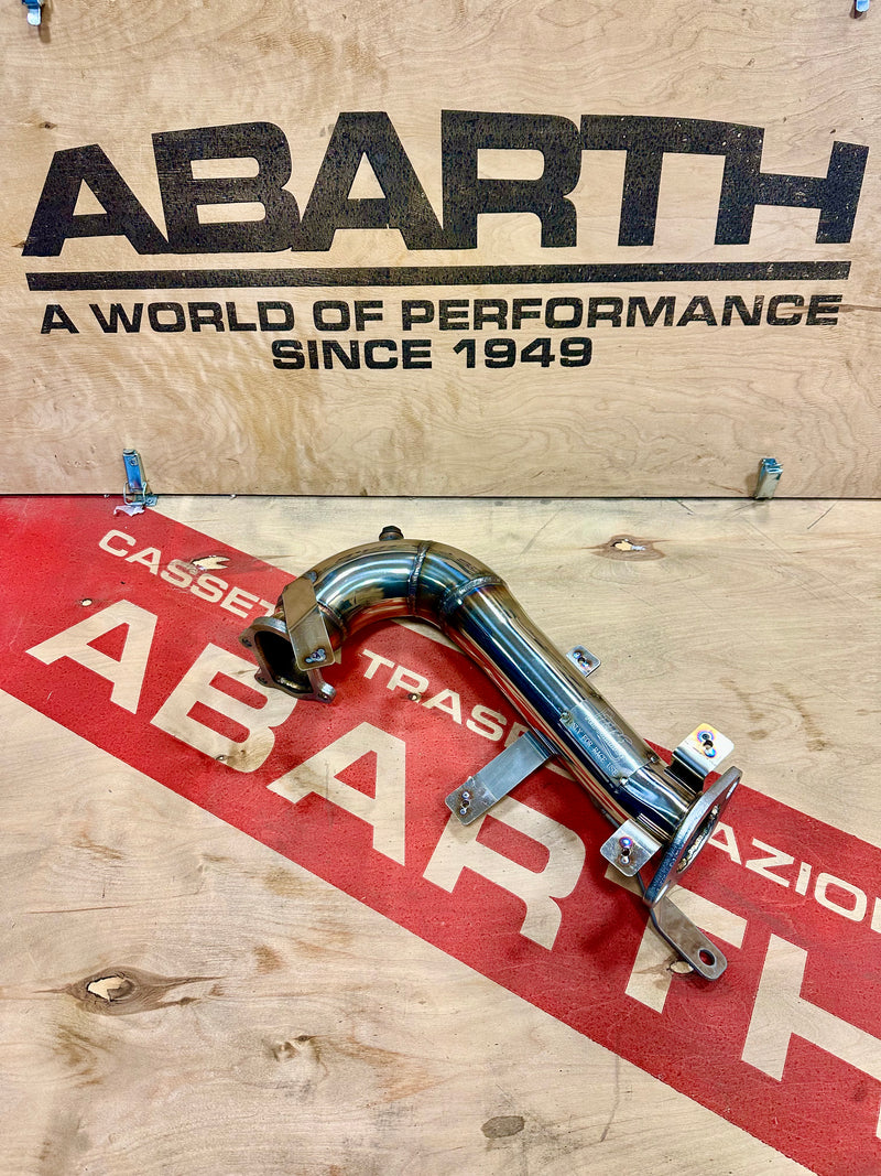 Downpipe TD04 70 mm Abarth 500 double lambda/afr sensor