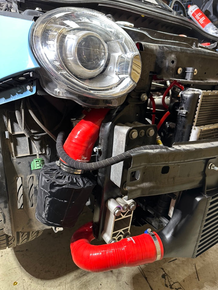Abarth 500 Complete Kit Direct low intake without windscreen washer tank