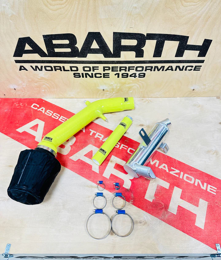 Abarth 500 Complete Kit Direct Intake Low Monza Performance with Windscreen Washer Tank