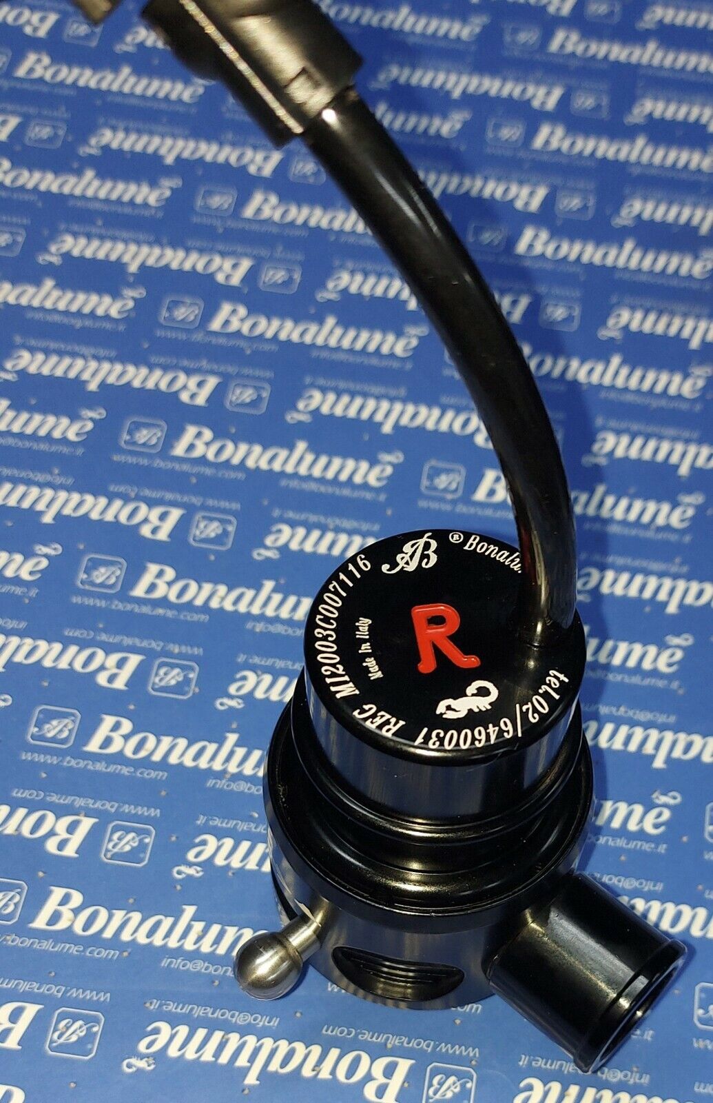 Bonalume E1R Hochtemperatur-Einstellbares Pop-Off-Ventil 2,5 Bar 400 PS