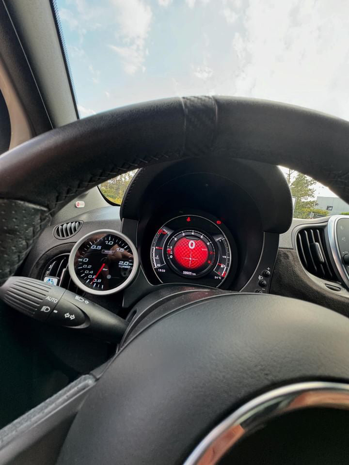 PROSPORT Turbodruckmesser - 80mm - Fiat 500 Abarth - 595 - 695