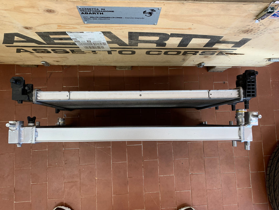 Größerer Wasserkühler aus Aluminium 500 Abarth alle Versionen