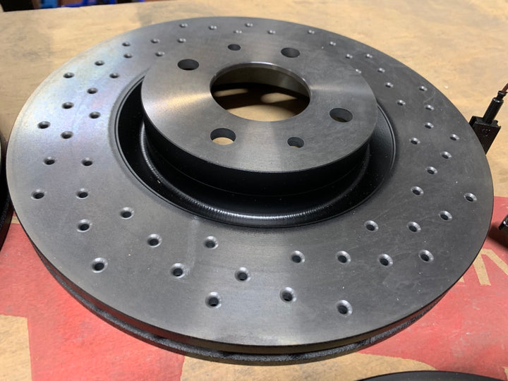 284mm drilled brake disc kit abarth 135/145/160/165