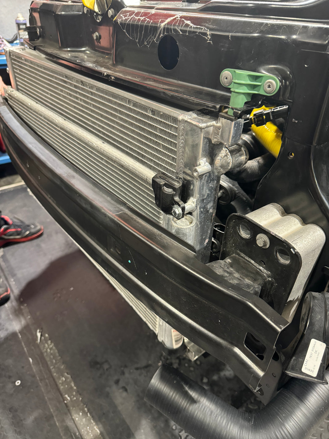 Größerer Wasserkühler aus Aluminium 500 Abarth alle Versionen
