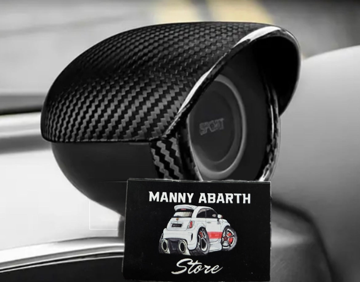 Fiat 500 Abarth - 595 - 695 Turbo Gauge Cover Kit Right Hand Drive Version