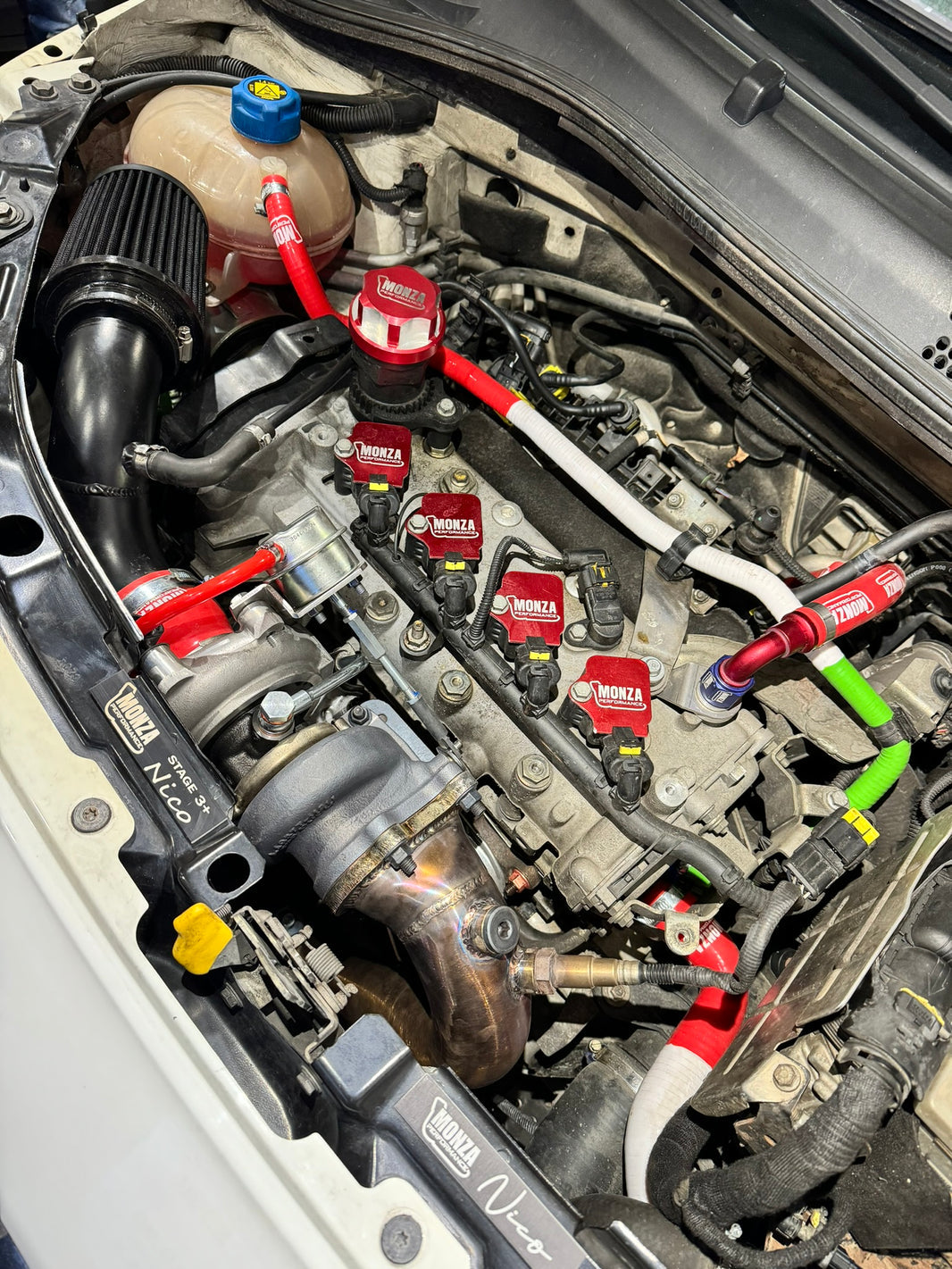 Abarth 500 silicone water hose kit Monza Performance TRIBUTO ITALIA