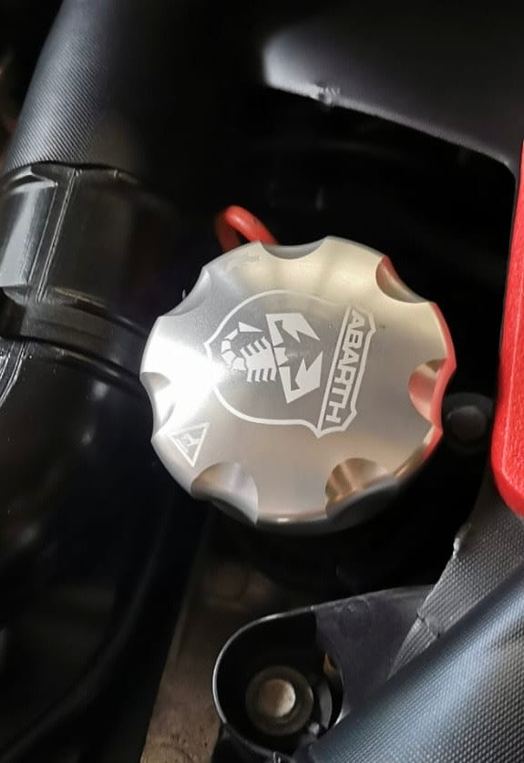 Aluminium-Motorraumkappen Fiat 500 Abarth - Punto - Mito - 595 - 695 - In verschiedenen Farben erhältlich
