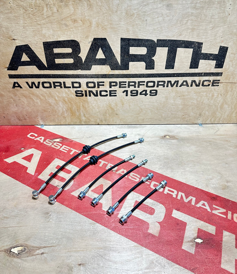 Braided Hose Kit for Abarth 595/695/500 for Brembo Braking System