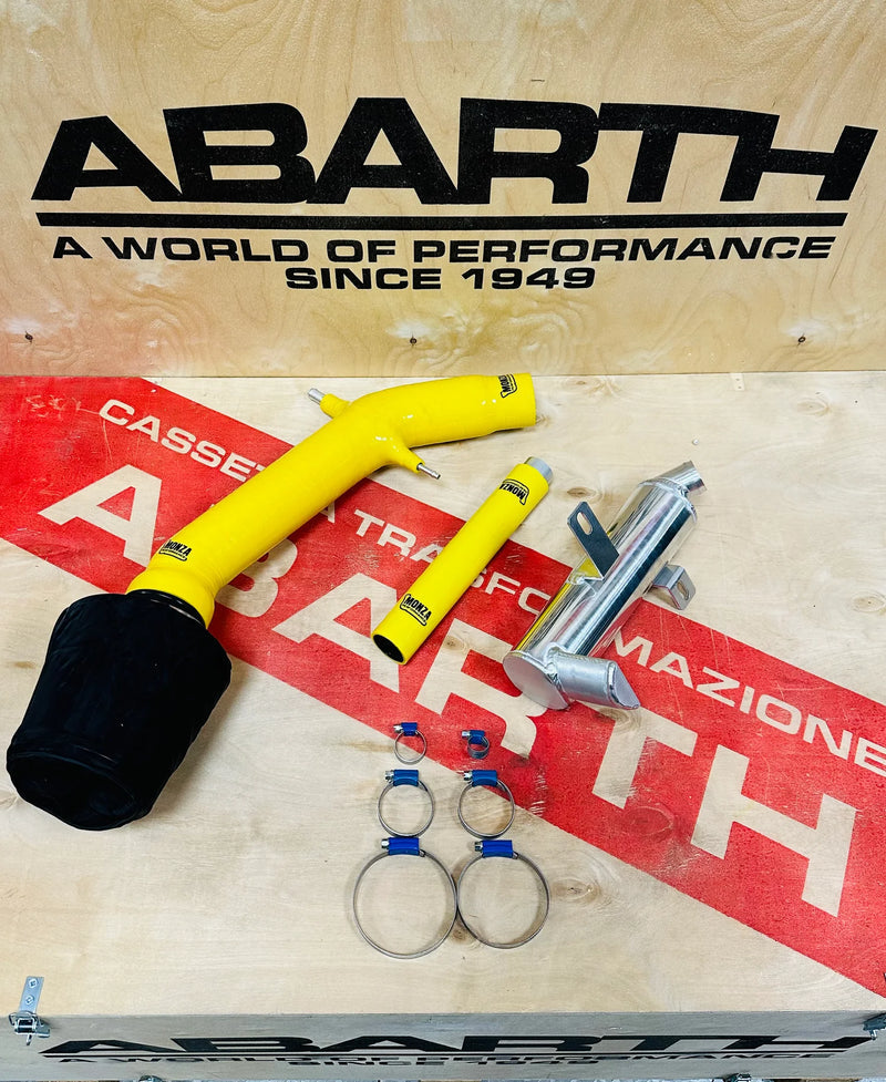 Abarth 500 Complete Kit Direct Intake Low Monza Performance with Windscreen Washer Tank