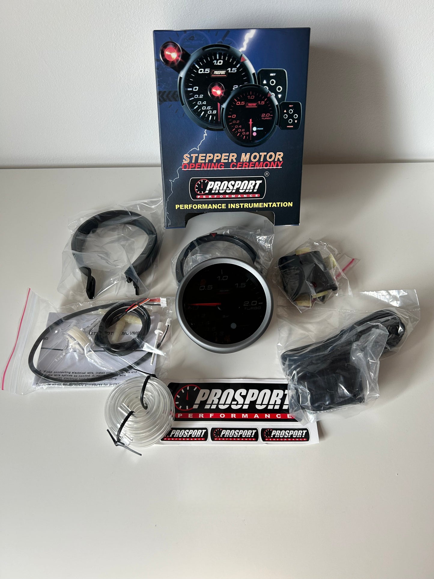PROSPORT Turbodruckmesser - 80mm - Fiat 500 Abarth - 595 - 695