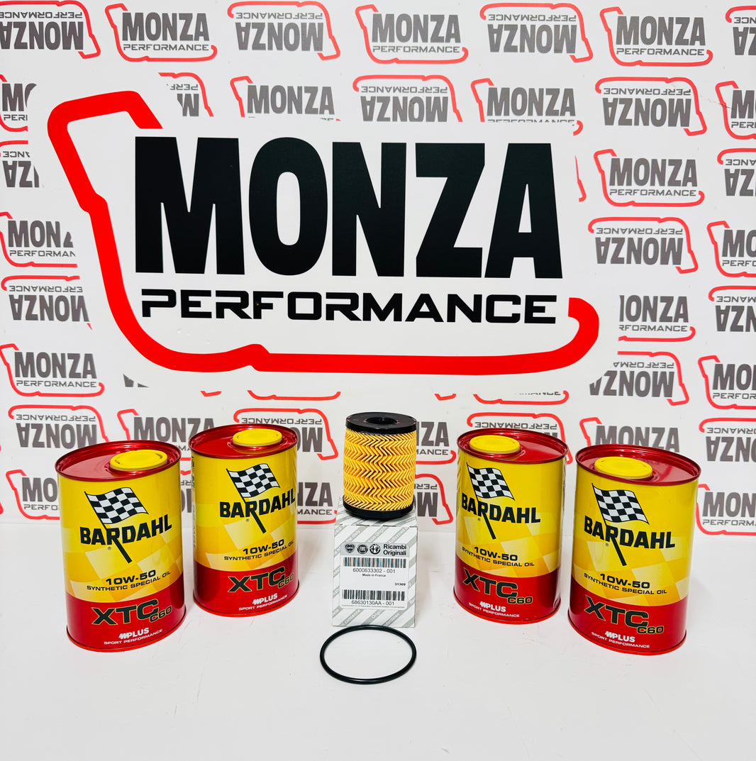 Abarth Bardahl 10w50 xtc Engine Oil Service Kit