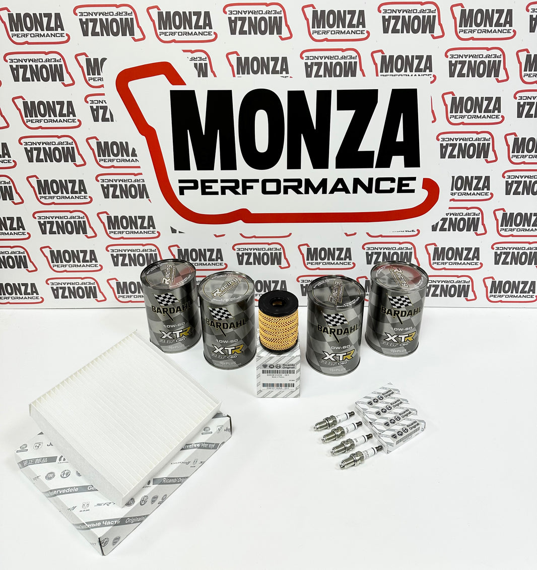 Abarth 500 Service Kit Bardahl 10w60 complete xtr racing engine oil for cars mod 1446 and td04