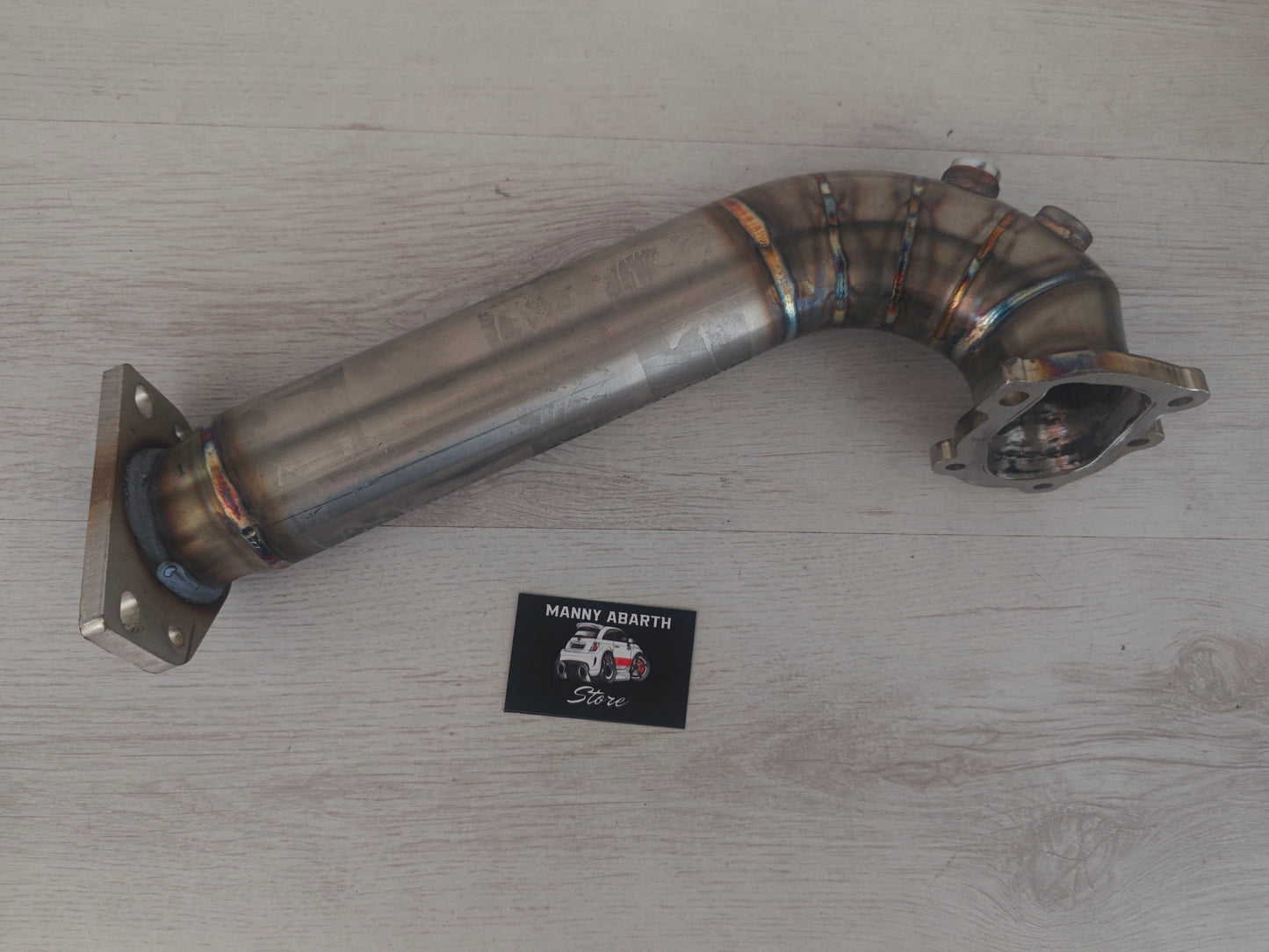 Downpipe Garrett GBC 200/300/350 63.5 mm Abarth 500 / Grande Punto / MiTo / Giulietta