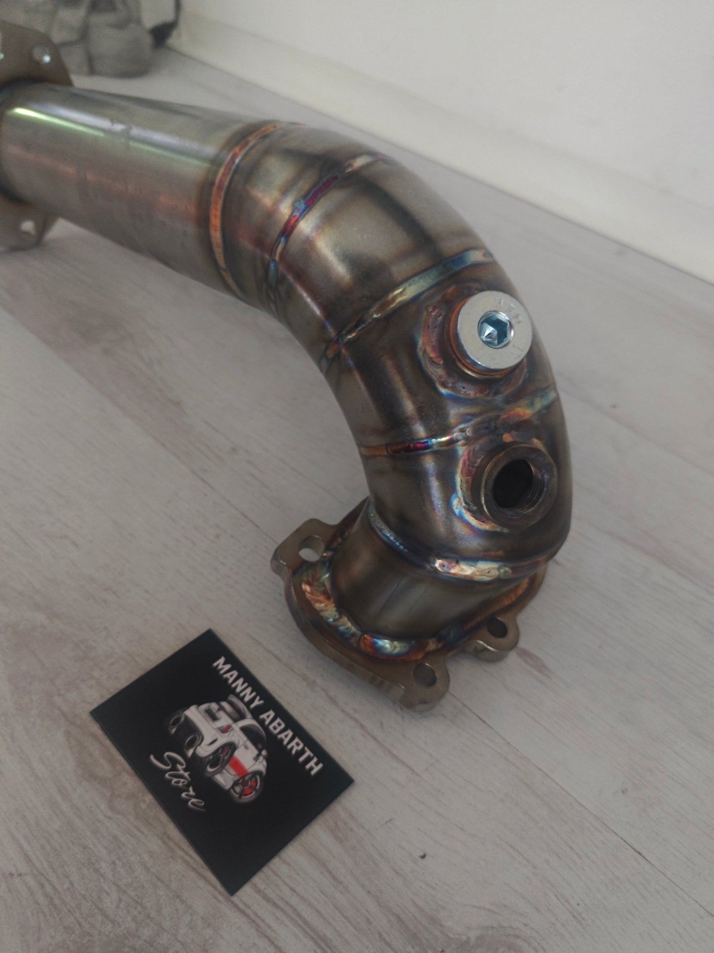 Downpipe Garrett GBC 200/300/350 63.5 mm Abarth 500 / Grande Punto / MiTo / Giulietta