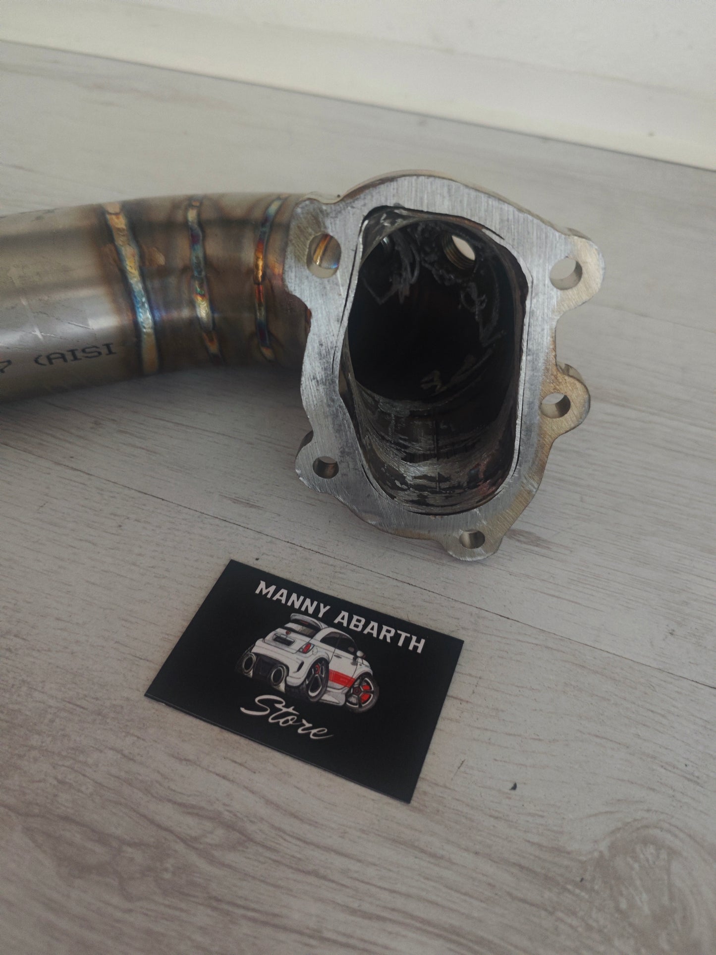 Downpipe Garrett GBC 200/300/350 63.5 mm Abarth 500 / Grande Punto / MiTo / Giulietta