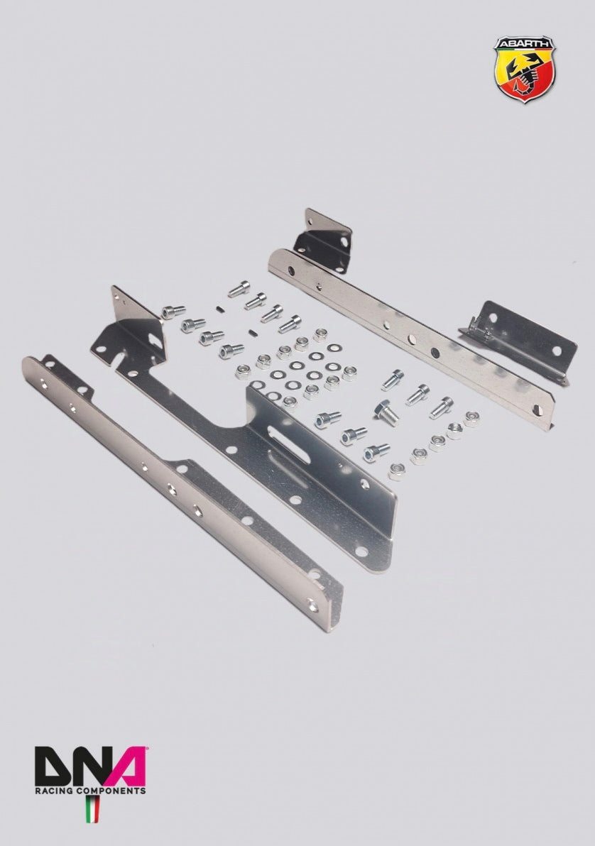 DNA Racing adjustable seat lowering Sabelt passenger side