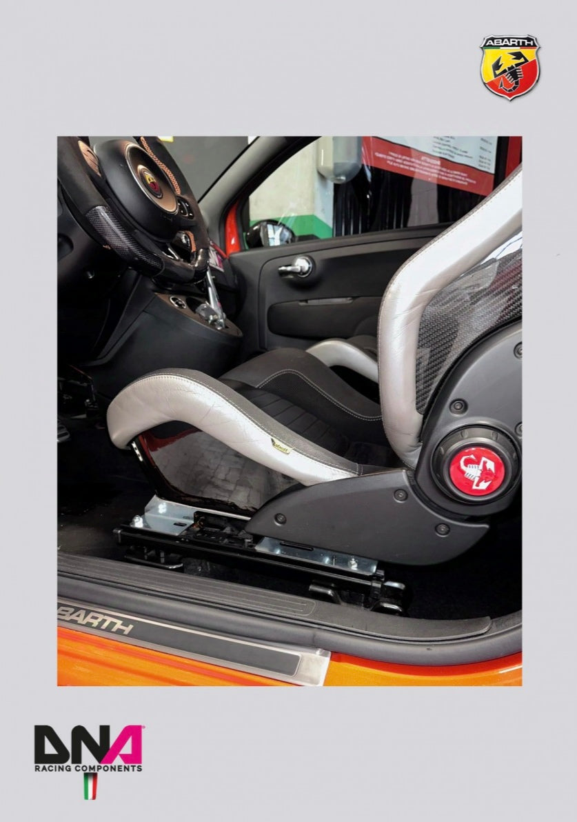 DNA Racing adjustable seat lowering Sabelt passenger side