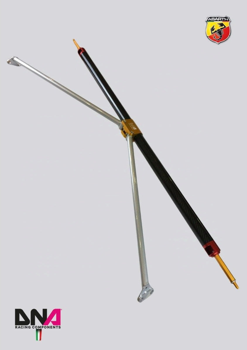 DNA Racing Carbon Rear Strut Bar Kit with 4-way Tie Rods