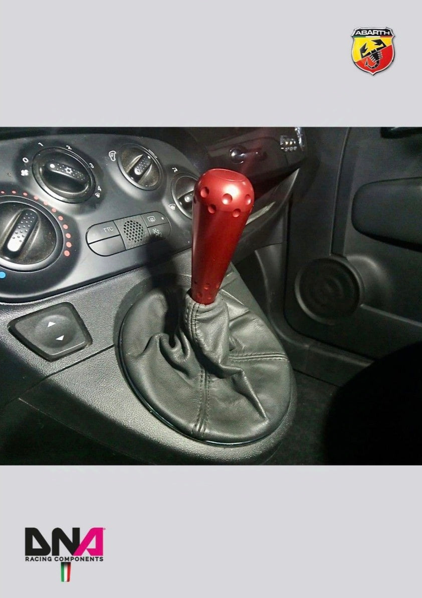 695 style knob kit in red anodized aluminum for original lever and DNA Racing stage 1 gear lever kit