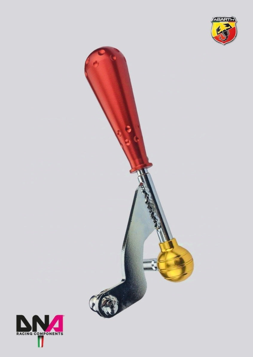 DNA Racing stage 1 gear lever kit with 695 style knob in red anodized aluminum