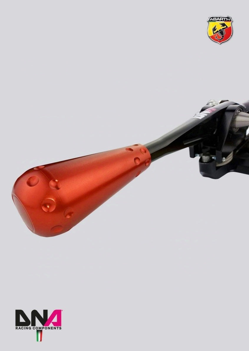 695 style knob kit in red anodized aluminum for adjustable turret and stage 2 gear lever DNA Racing