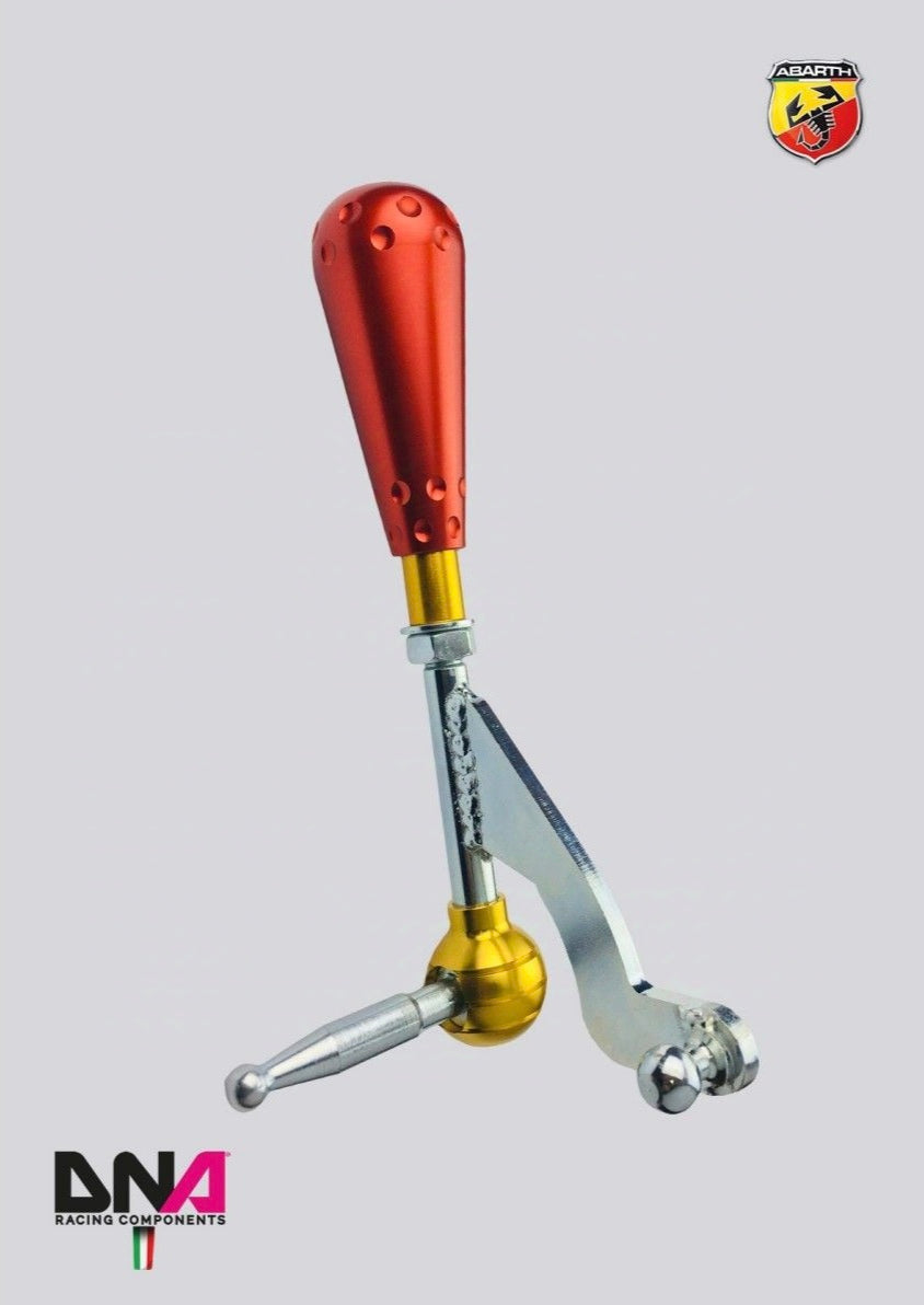 695 style knob kit in red anodized aluminum for adjustable turret and stage 2 gear lever DNA Racing