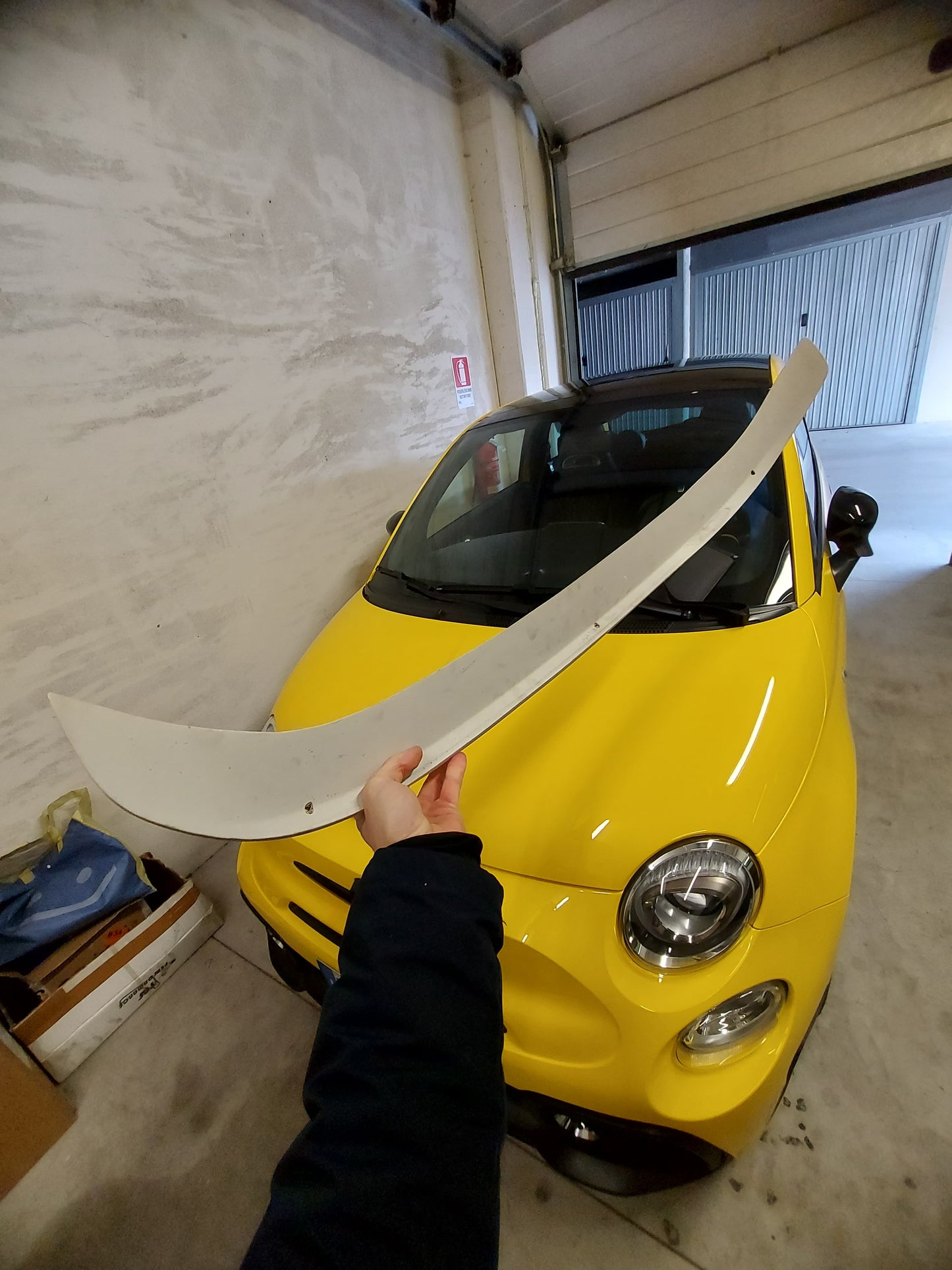 Spoiler extension new Abarth 500/595/695