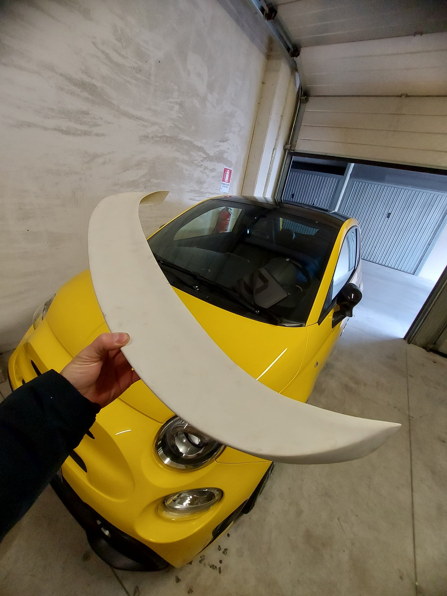 Spoiler extension new Abarth 500/595/695
