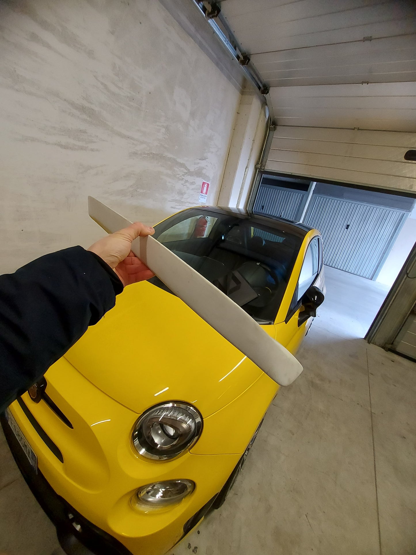 Spoiler extension new Abarth 500/595/695