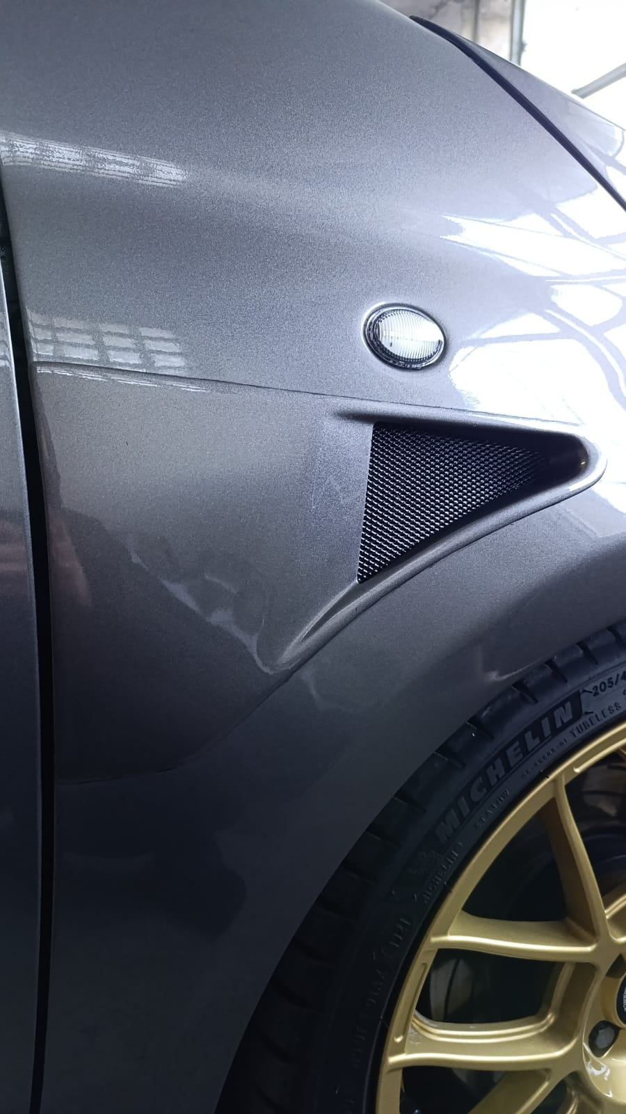Air intake mudguards 500 abarth Fiberglass or Carbon