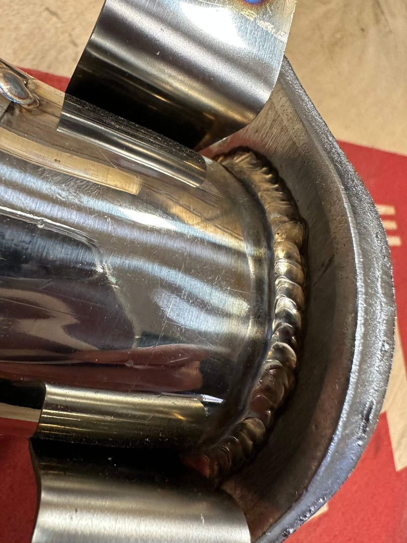 Downpipe TD04 70 mm Abarth 500 double lambda/afr sensor