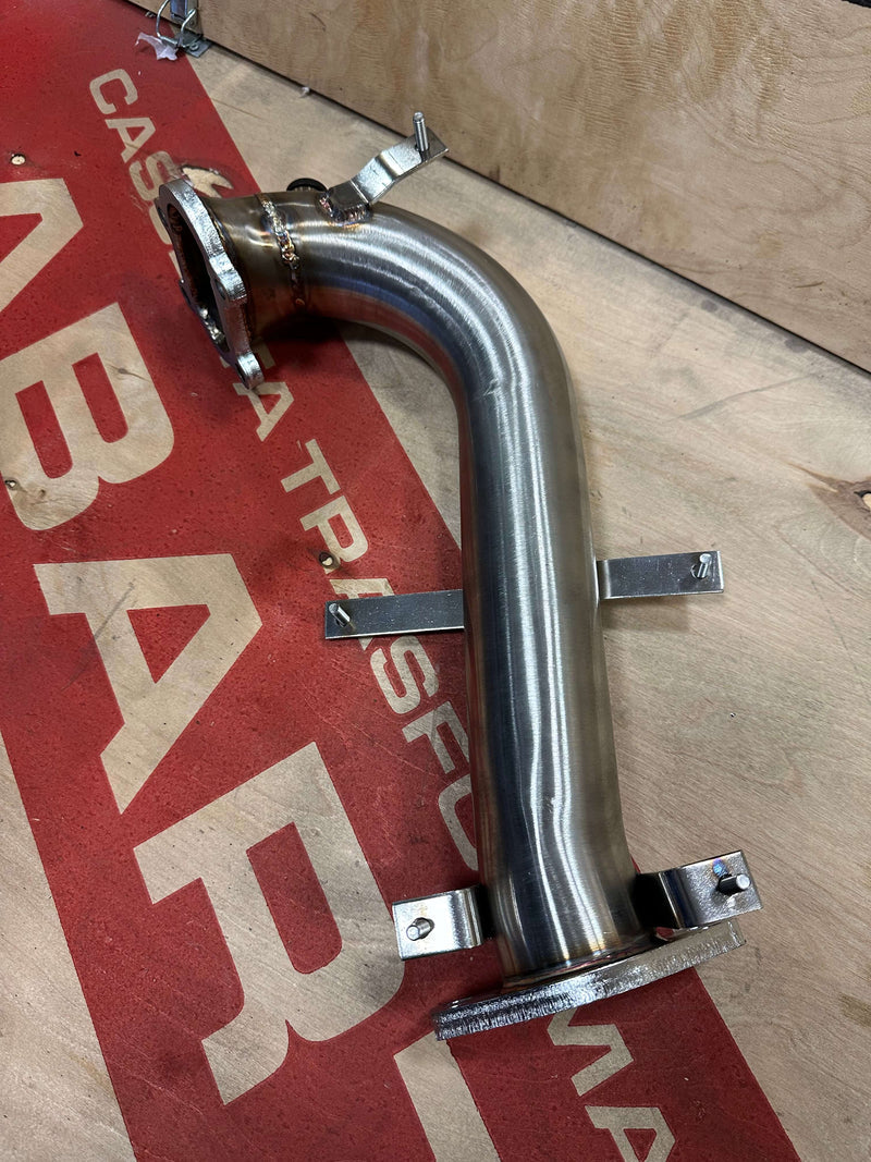 Downpipe TD04 63.5 mm Abarth 500 / Grande Punto / MiTo / Giulietta double probe