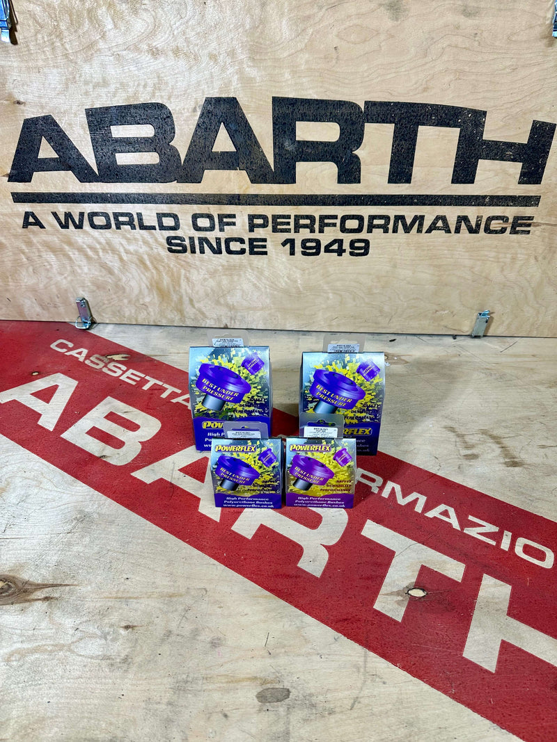 Powerflex Front Kit + Axle + Engine Reinforcement Original Abarth all versions