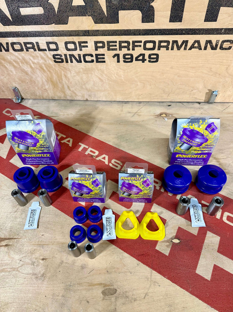 Powerflex Front Kit + Axle + Engine Reinforcement Original Abarth all versions