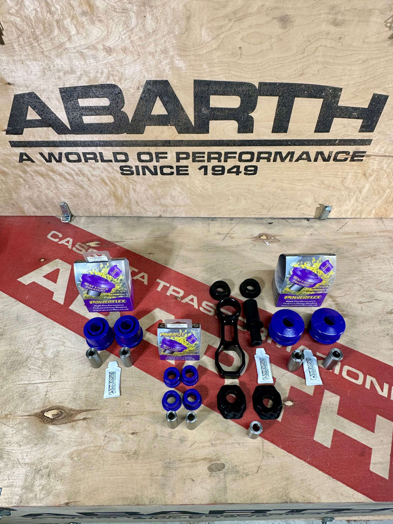 Powerflex Kit Front + Rear + Engine Mount Racing 500 Abarth