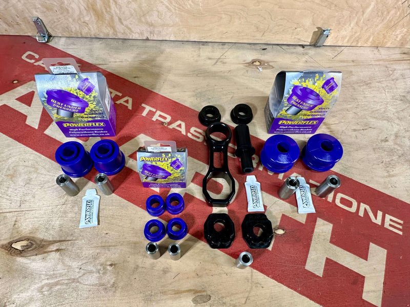 Powerflex Kit Front + Rear + Engine Mount Racing 500 Abarth