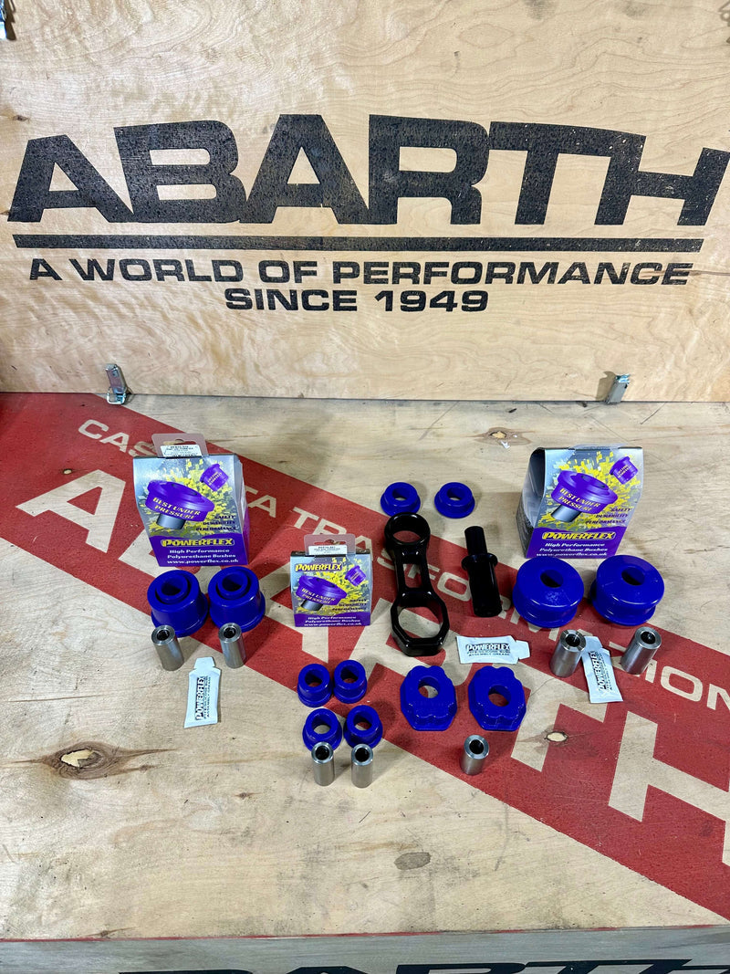 Powerflex Kit Front + Rear + Engine Mount Racing 500 Abarth