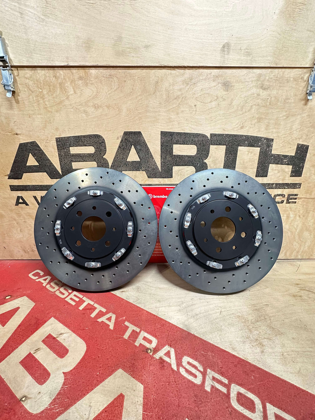 Brembo 305 floating brake discs Abarth 500 / Mito QV