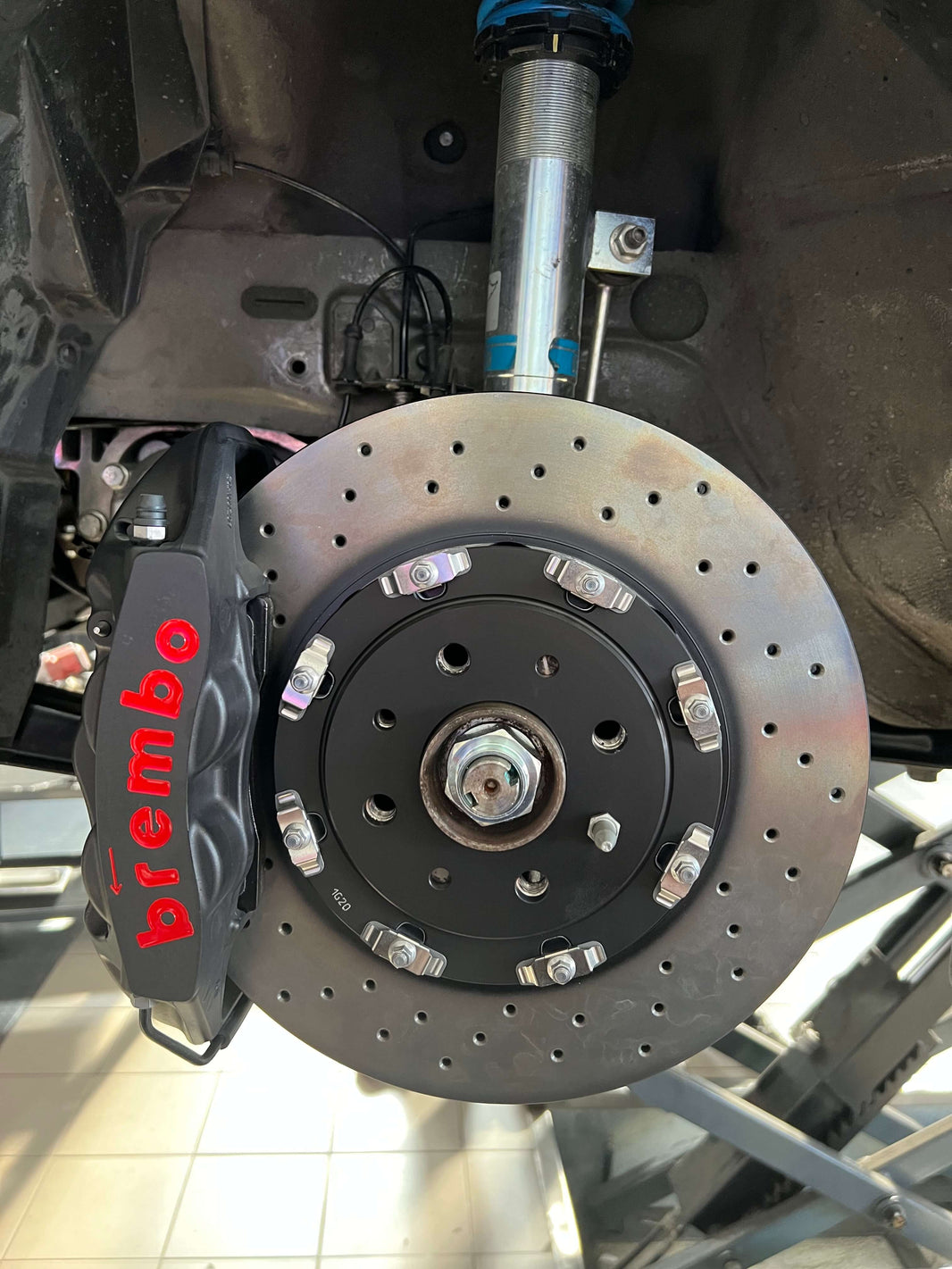 Brembo Racing Abarth 500 Bremssystem Trackday