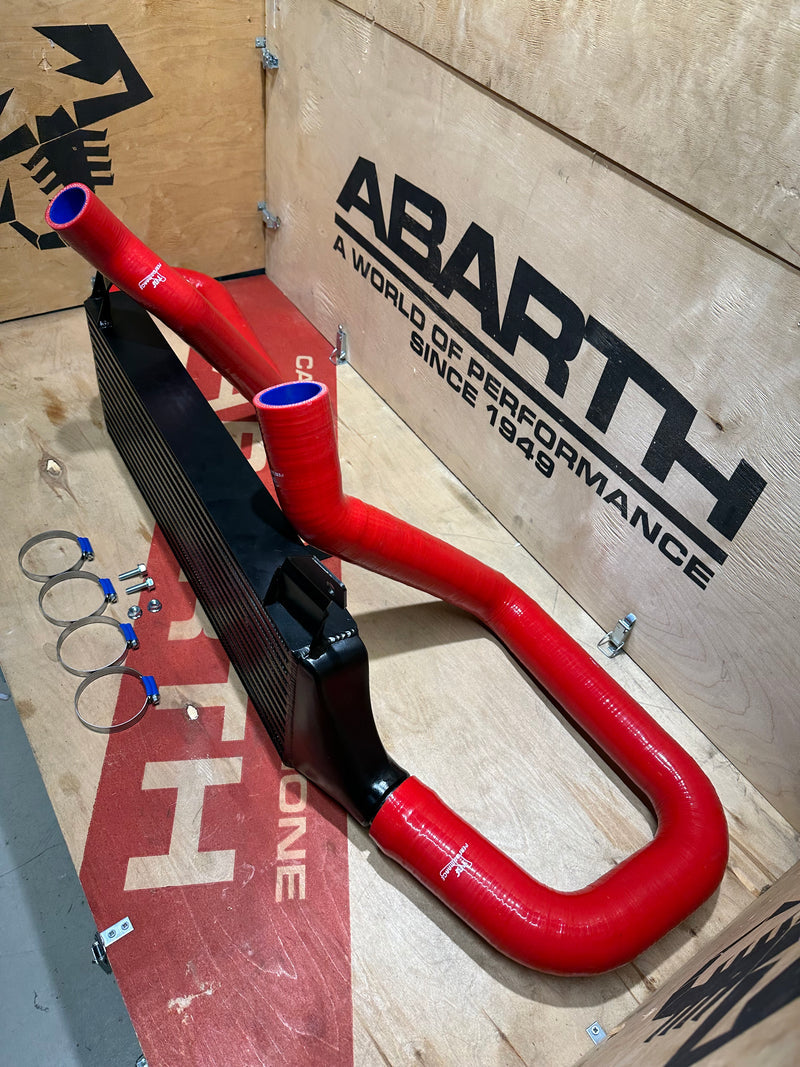 Ladeluftkühler-Kit 9 Liter Abarth 500/595/695 Bar & Platte