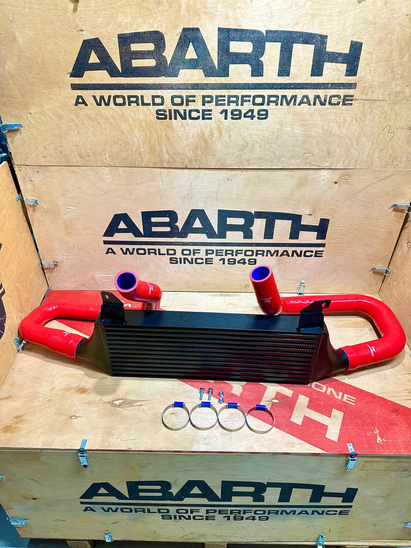 Ladeluftkühler-Kit 9 Liter Abarth 500/595/695 Bar & Platte