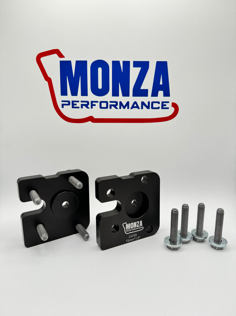 Camber plates with integrated spacer +1.5° or +3.00° 500/595 abarth