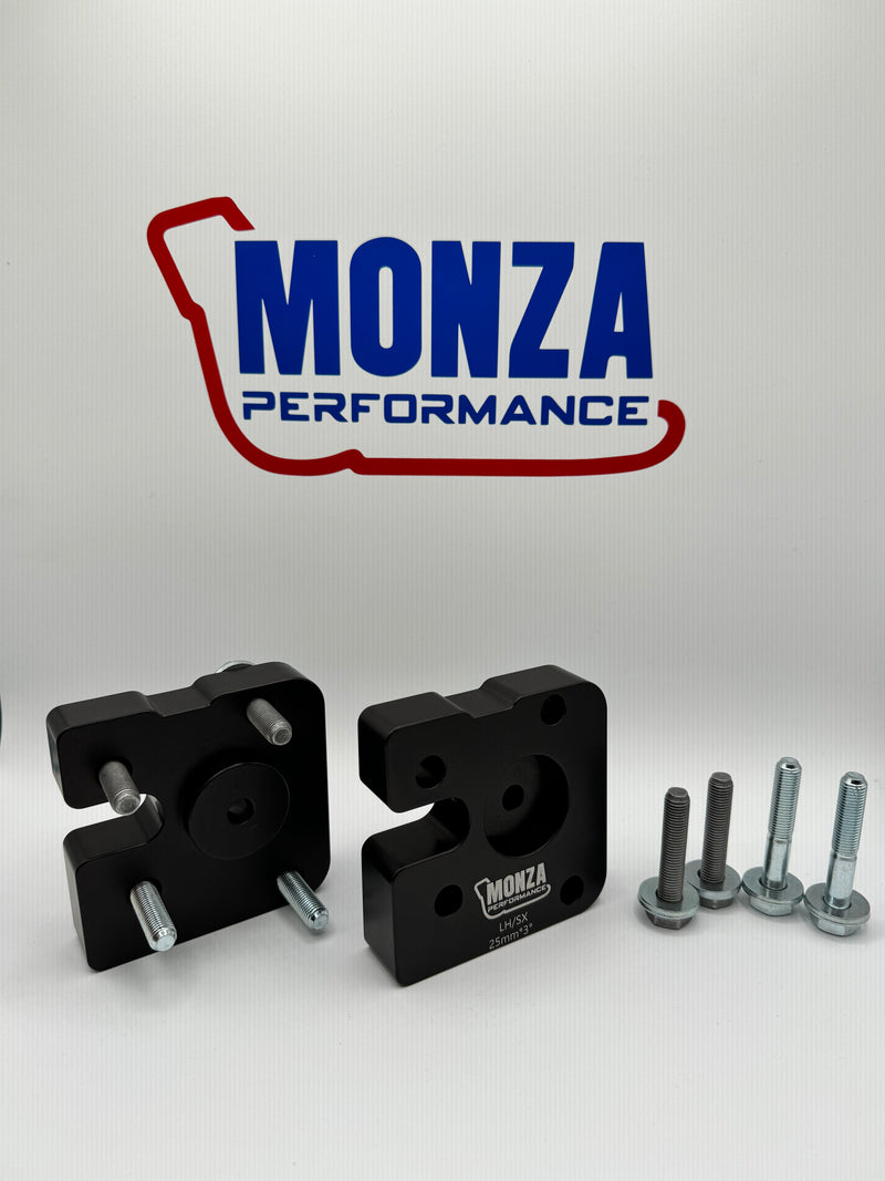 Camber plates with integrated spacer +1.5° or +3.00° 500/595 abarth