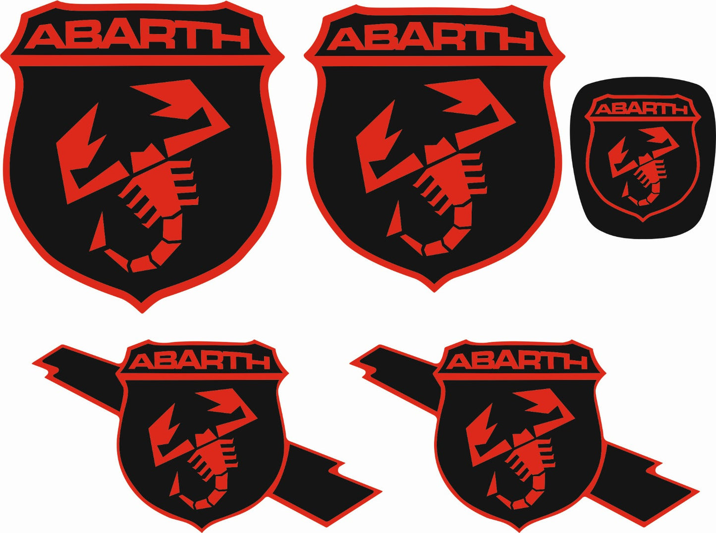 500/595 Abarth Logo Cover Kit