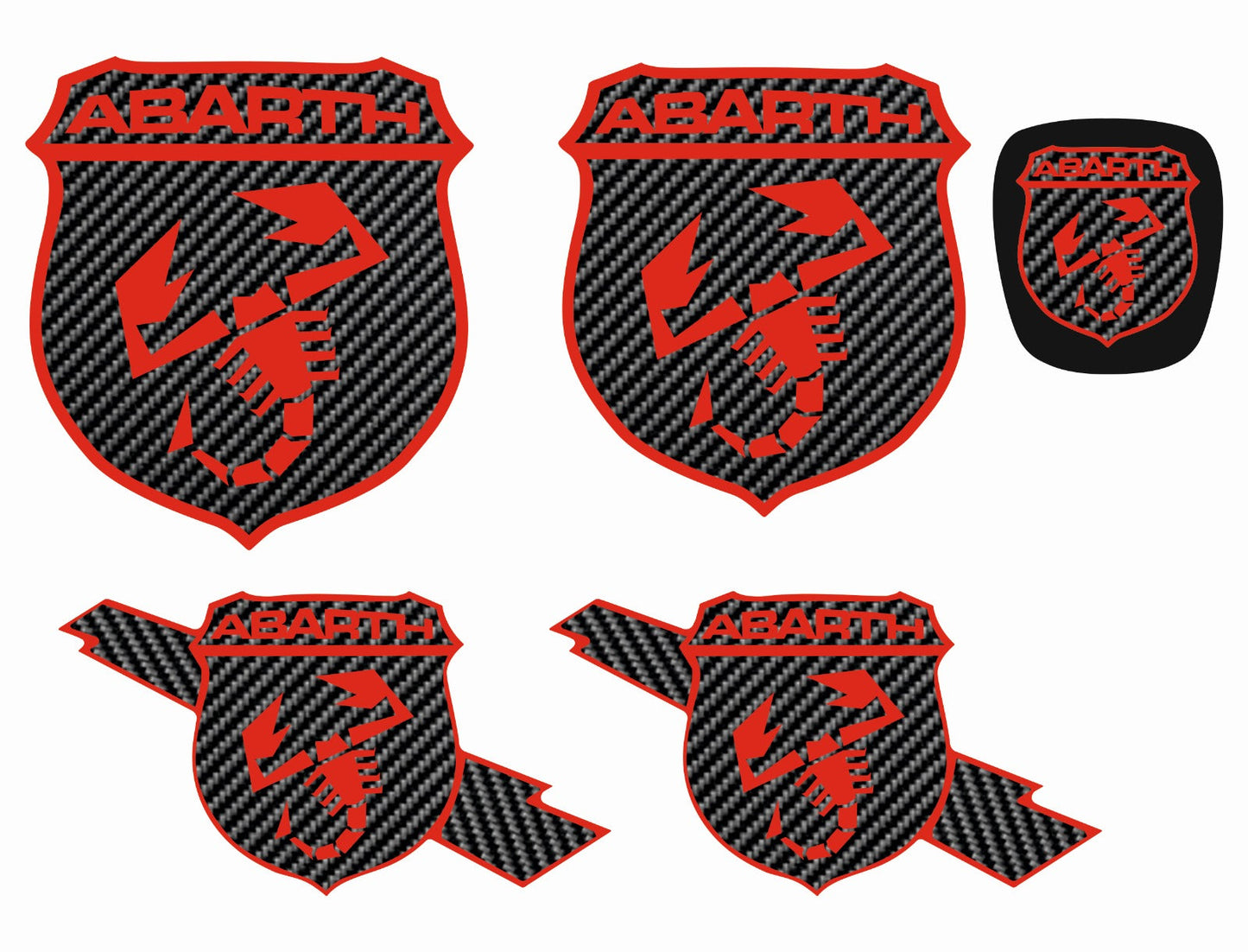 500/595 Abarth Logo Cover Kit