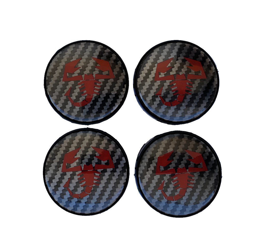 Set 4 Coprimozzi Abarth 60mmì