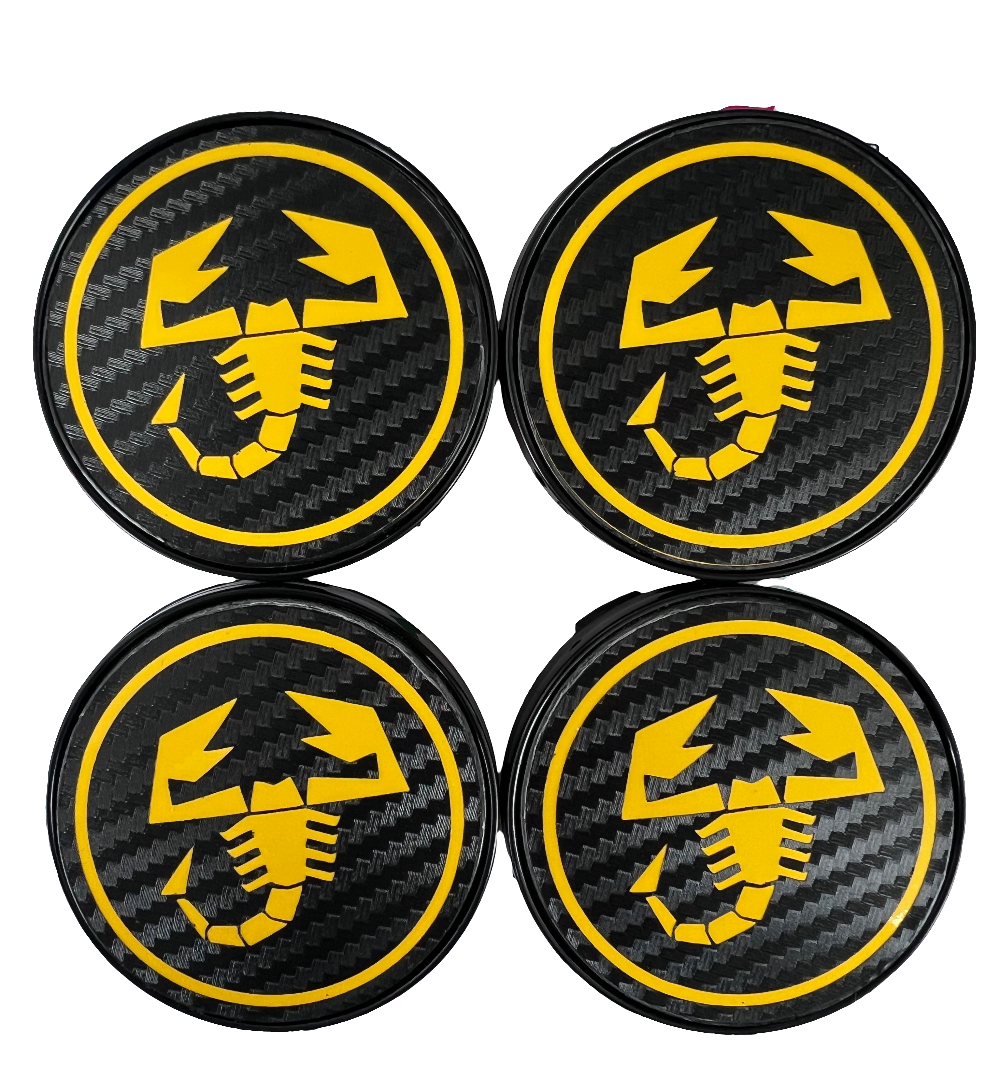 Set 4 Coprimozzi Abarth 60mmì