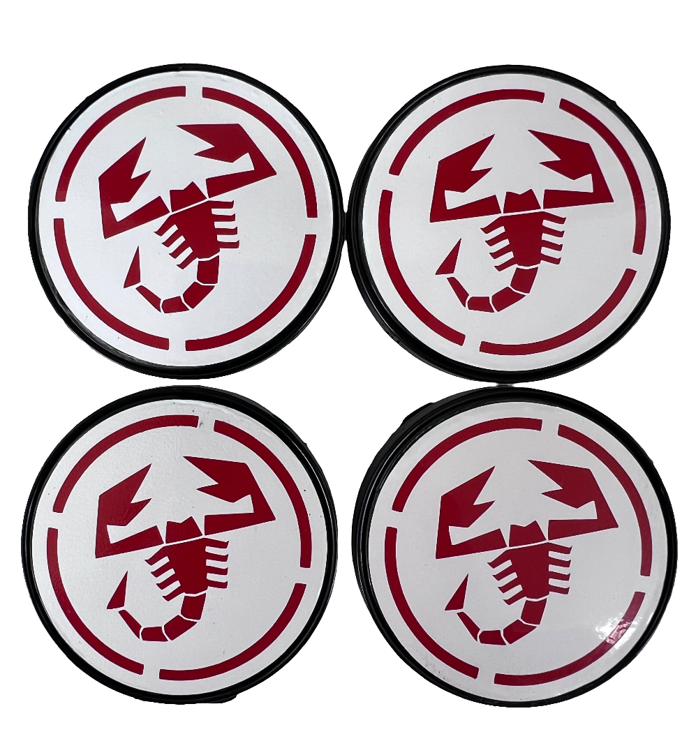 Set 4 Coprimozzi Abarth 60mmì